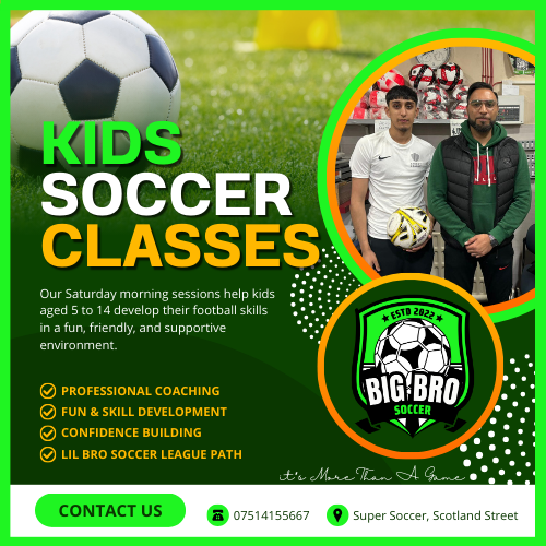 Saturday Morning Kids’ Football Classes – Free Session on 12th October!
