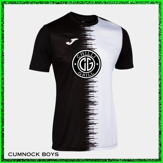 High-quality name and number printed on a football top for a professional finish