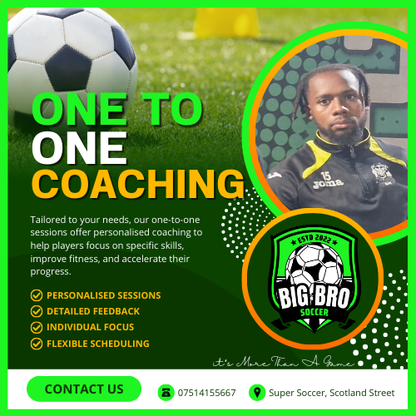 Personalised One-to-One Football Coaching | BroCoach
