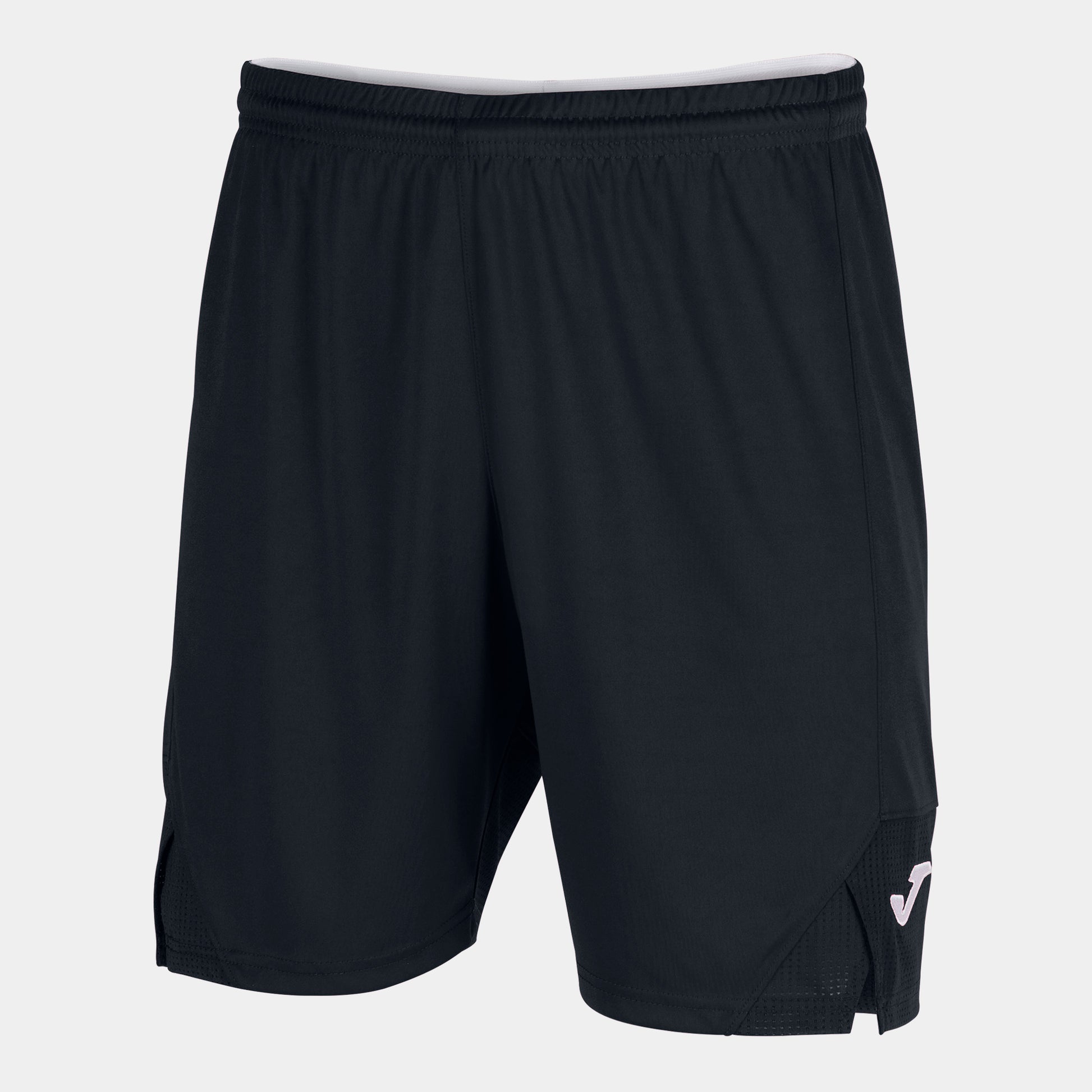 Close-up of adjustable elastic waistband and drawstring on Joma Toledo II shorts